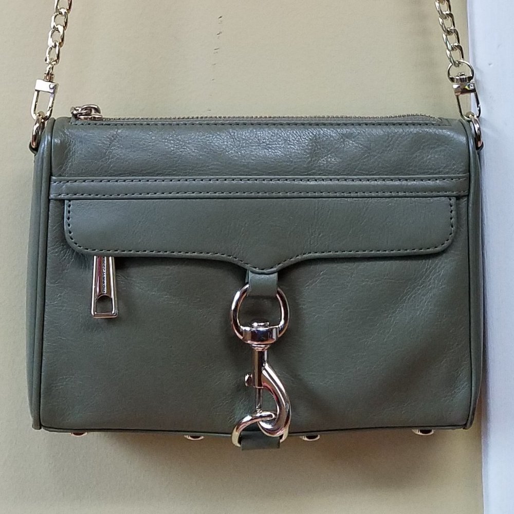 Olive Green Rebecca Minoff Mini Mac
